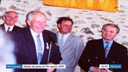 Municipales : maires de pères en fils depuis 1945