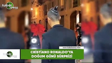 Cristiano Ronaldo'ya doğum günü sürprizi
