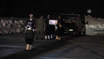 Hakkari'de şehit asker için tören yapıldı