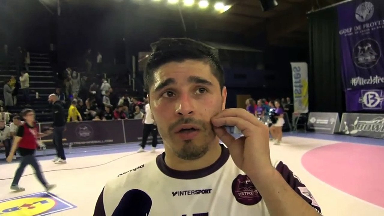 Guillaume Crepain après la défaite d'Istres Provence Handball face au PAUC