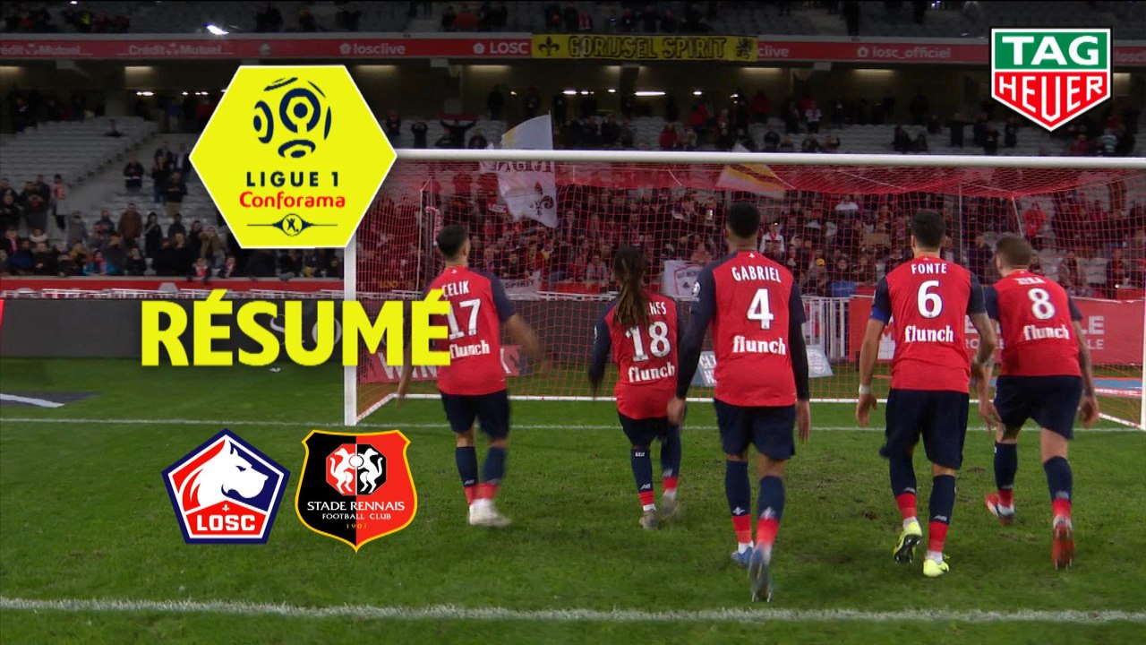 LOSC - Stade Rennais FC (1-0)  - Résumé - (LOSC-SRFC) / 2019-20