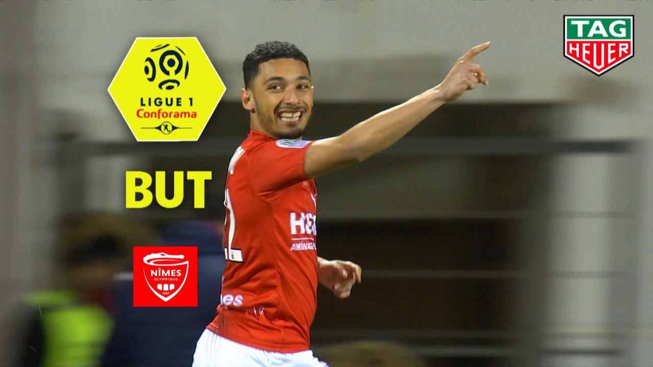 But Yassine BENRAHOU (4ème) / Nîmes Olympique - Dijon FCO - (2-0) - (NIMES-DFCO) / 2019-20