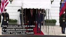 Así fue el encuentro entre Donald Trump y Juan Guaidó