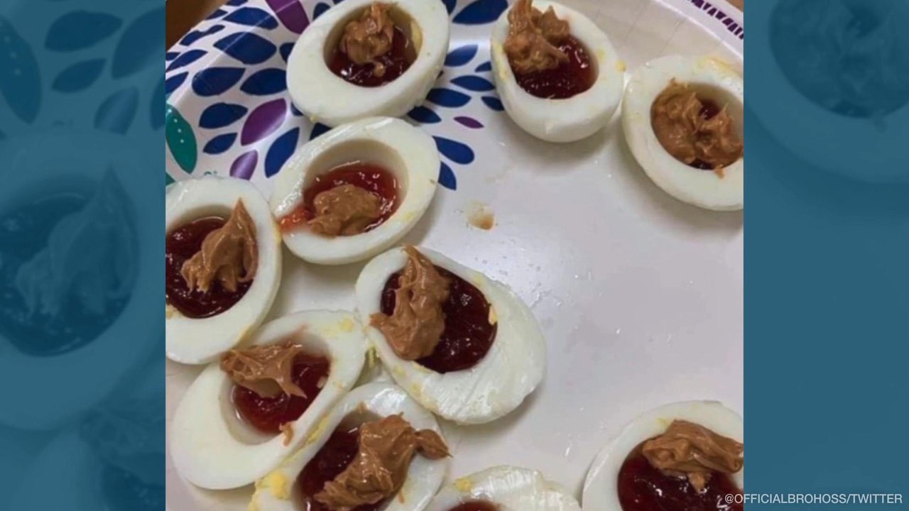 Peanut Butter & Jelly Deviled Eggs is Your WTF Food of the Day