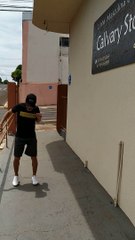 Pretending Player's Footing Fails Him