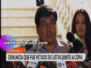 Aguilar dice que junto a Eva Copa fueron “vetados” por Evo desde Argentina