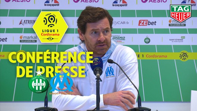 Conférence de presse AS Saint-Etienne - Olympique de Marseille (0-2) : Claude PUEL (ASSE) - André VILLAS-BOAS (OM) / 2019-20