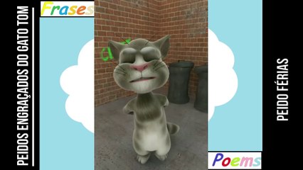 Peidos engraçados do gato tom: Peido férias, sai para curtir!  [Frases e Poemas]