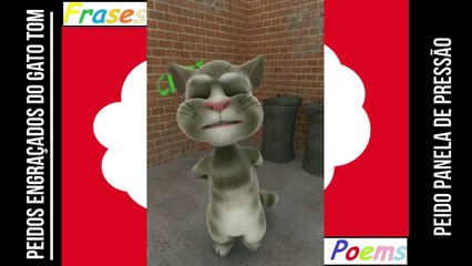 Peidos engraçados do gato tom: Peido panela de pressão, vai explodir! [Frases e Poemas]