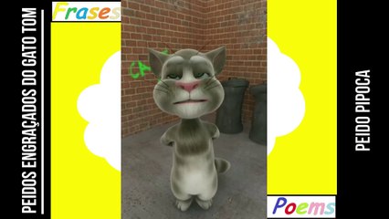 Peidos engraçados do gato tom: Peido pipoca, quando você sentir o cheiro no ar... [Frases e Poemas]