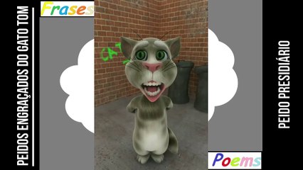 Peidos engraçados do gato tom: Peido presidiário, sabe que vai sair um dia! [Frases e Poemas]