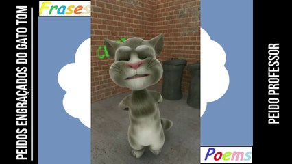 Peidos engraçados do gato tom: Peido professor, vai te ensinar a ter disciplina! [Frases e Poemas]