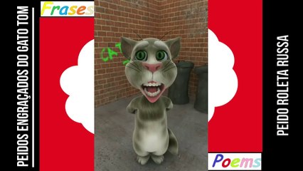 Peidos engraçados do gato tom: Peido roleta russa, é pura sorte! [Frases e Poemas]