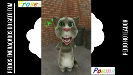 Peidos engraçados do gato tom: Peido roteador, o seu fedor cobre uma área grande! [Frases e Poemas]