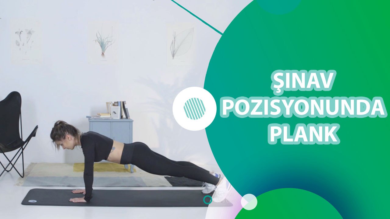 Şınav pozisyonunda plank - Sporcuyum