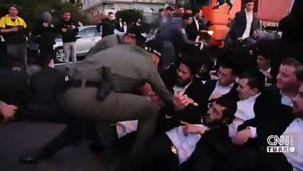 İsrail'de askerlik gerilimi! Tel Aviv'de sert müdahale