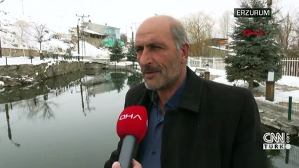 Sıfırın altında 30 derecede donmayan göl