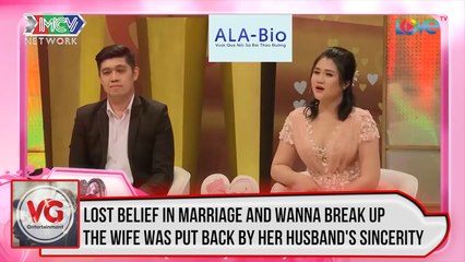 Lost belief in marriage and wanna break up, the wife was put back by her husband's sincerity