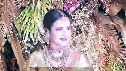 Rekha is Bollywood's most beautiful and hot actress even today. Look at her 30's in this video