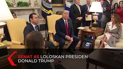 Sah! Presiden AS Donald Trump Lolos dari Pemakzulan