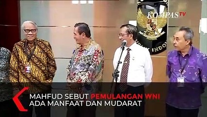 Tak Setuju Kepulangan WNI Eks ISIS, Mahfud MD: Bisa Jadi Virus Baru di Sini!