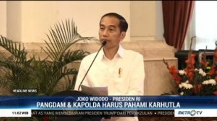Presiden Gelar Rakor Pencegahan dan Penanganan Karhutla
