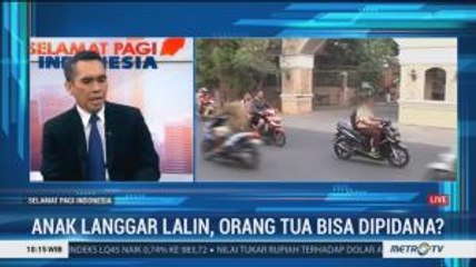 Anak Langgar Lalin, Orang Tua Bisa Dipidana?