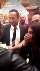 رد فعل صادم من فتاة بالكويت عند رؤيتها تتامر  حسني