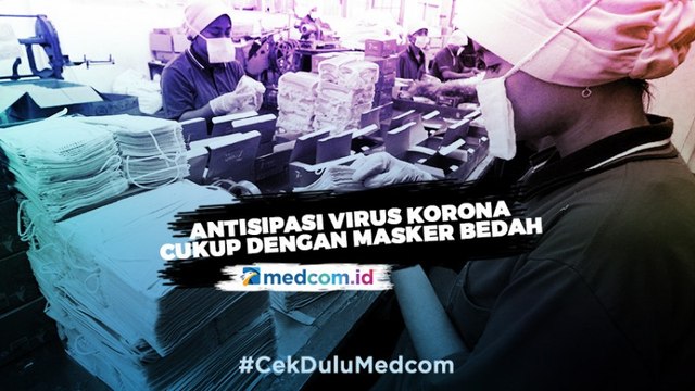 Takut Tertular Virus Korona, Cukup Gunakan Masker Bedah