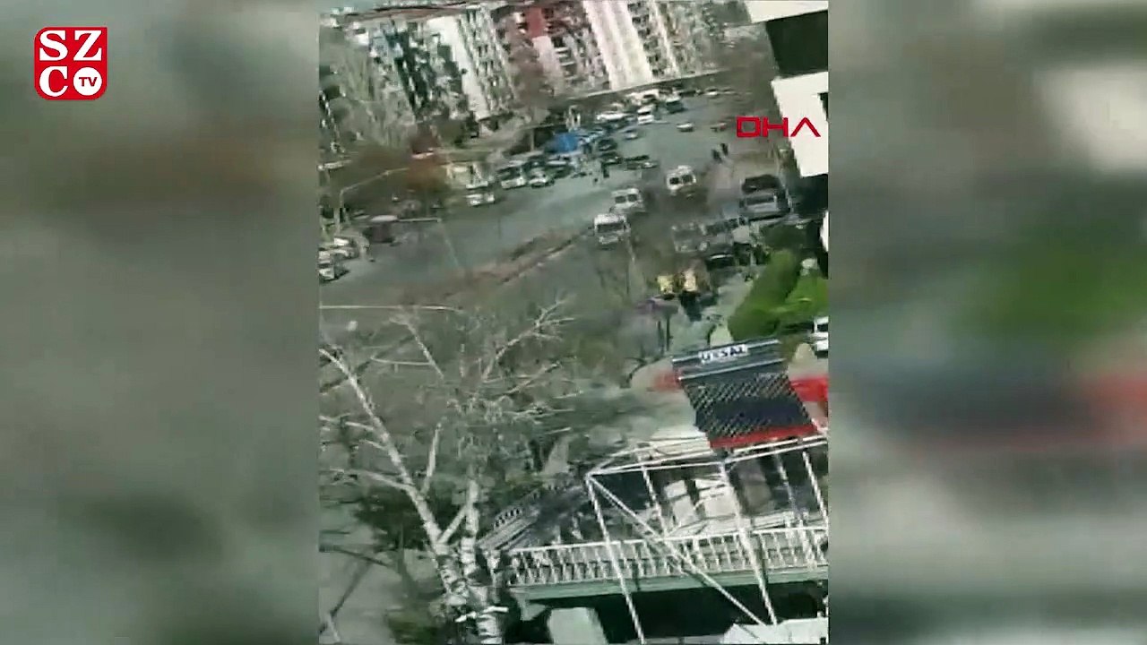 Denizli'de fırıtnada caminin minaresi uçtu