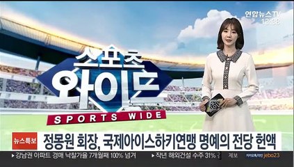 정몽원 회장, 국제아이스하키연맹 명예의 전당 헌액