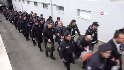 İhaleye fesat operasyonunda 40 zanlı adliyeye sevk edildi