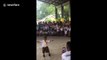 Filipino schoolboy amazes classmates with awesome dance moves