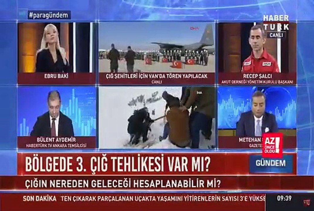 HaberTürk Ankara Temsilcisi: Çığa Cumhurbaşkanı Başdanışmanı sebep oldu