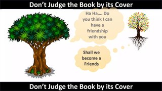 DON'T JUDGE THE BOOK BY ITS COVER