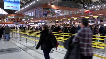 İstanbul-sabiha gökçen'de seferler başladı, yoğunluk azaldı