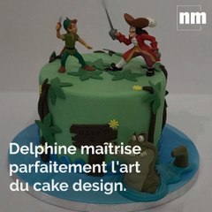 Ancienne responsable comptable, elle s'est reconvertie dans le cake design... et ses gâteaux sont impressionnants