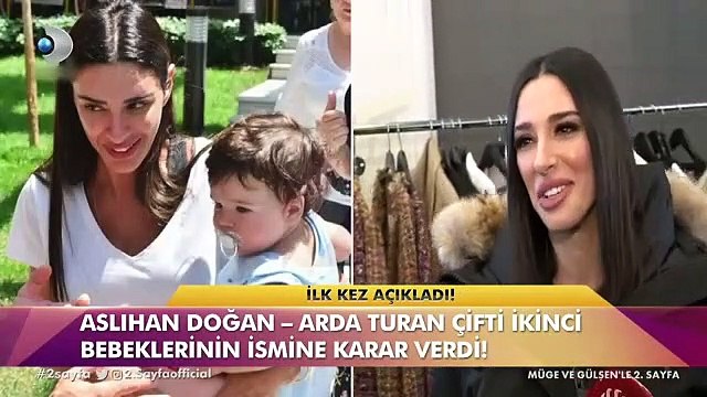 Arda Turan ve Aslıhan Doğan bebeklerinin ismine karar verdi