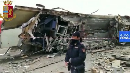 High-speed train derails in Italy killing 2 railway workers