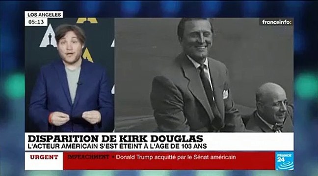 Décès de Kirk Douglas, dernier grand monstre sacré d'Hollywood, à 103 ans