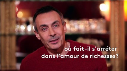 Le comédien Benoit Solès lit un extrait de "Satire XIV" du poète romain Juvénal