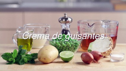 Receta de crema de guisantes