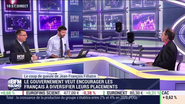 Le coup de gueule de Filliatre : Le gouvernement veut encourager les Français à diversifier leurs placements - 06/02