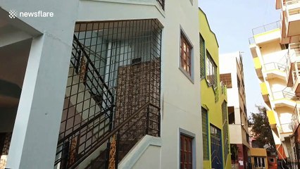 People evacuated after entire 5-storey building starts leaning over in south India