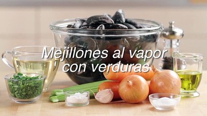 Receta de mejillones al vapor con verduras
