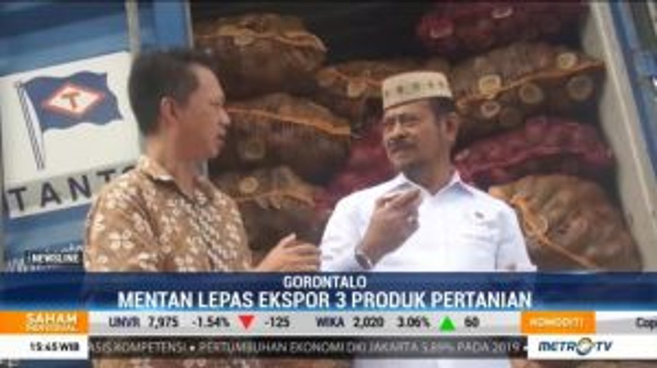 Mentan Lepas Ekspor Tiga Produk Pertanian