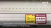 Viral hysteria: Hong Kong panic buying sparks run on toilet paper