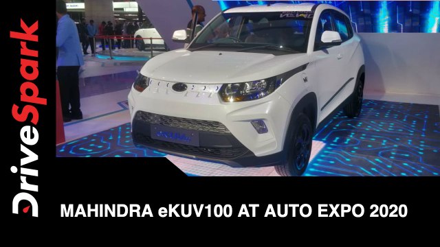 Mahindra eKUV100 at Auto Expo 2020 | Mahindra eKUV100 First Look, Features & More