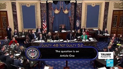 Procès en destitution : Donald Trump acquitté sans surprise, il s'en amuse