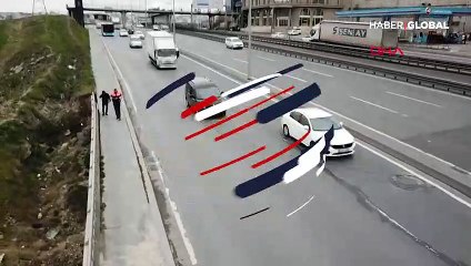 İstanbul'da D-100 Karayolu çatladı